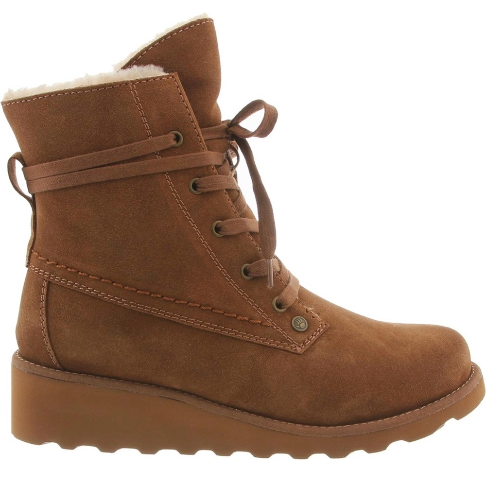 BEARPAW Women's Krista Hickory Women's Boot Classic Suede/Women's Slip On Boot 9